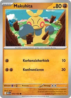 Makuhita (Mega-Entwicklung #072/132)