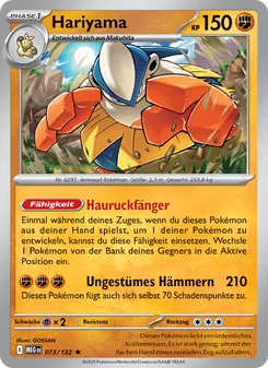 Hariyama (Mega-Entwicklung #073/132)