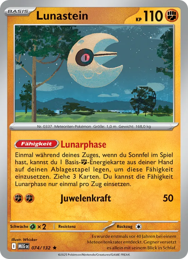 Lunastein (Mega-Entwicklung #074/132)