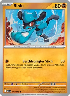 Riolu (Mega-Entwicklung #076/132)
