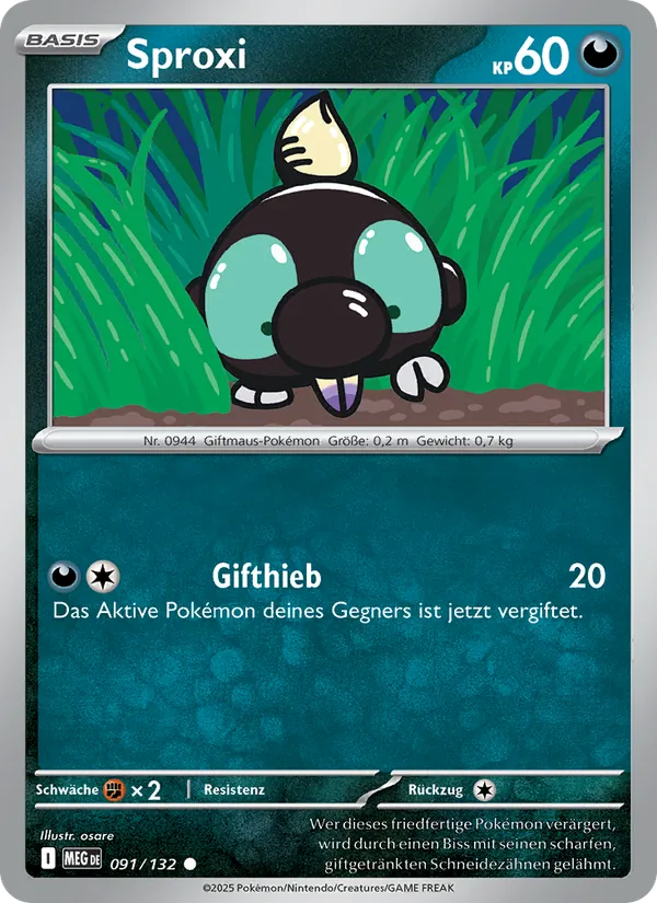 Sproxi (Mega-Entwicklung #091/132)