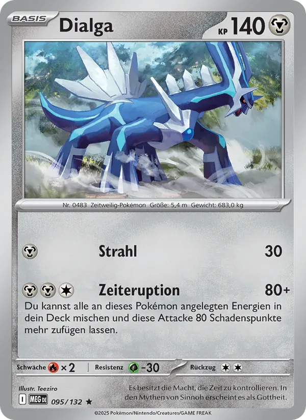Dialga (Mega-Entwicklung #095/132)