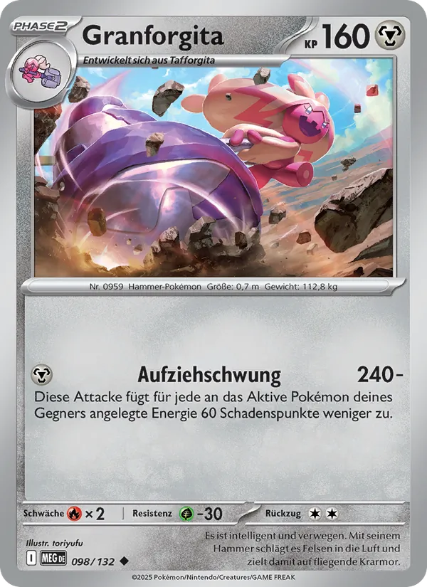 Granforgita (Mega-Entwicklung #098/132)