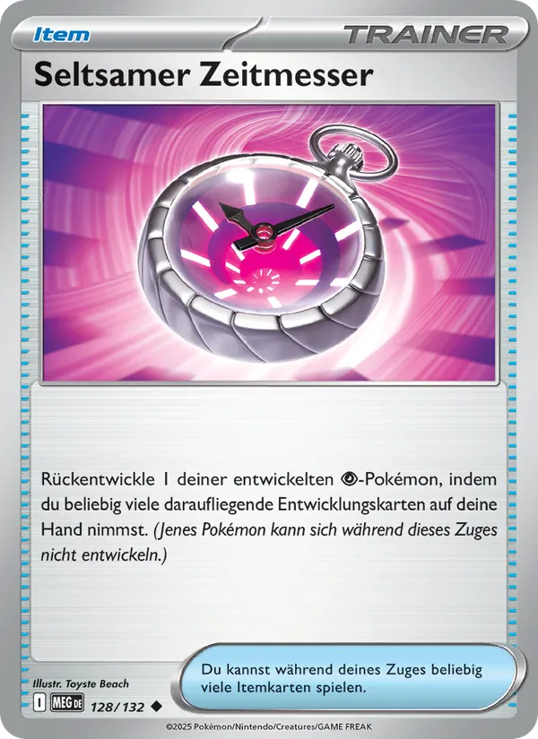 Seltsamer Zeitmesser (Mega Evolution #128/132)