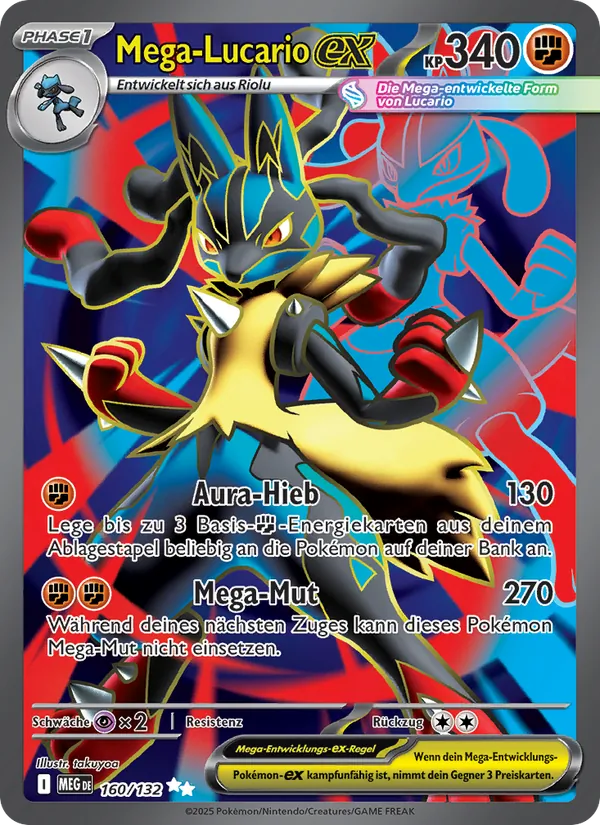 Mega-Lucario-ex (Mega-Entwicklung #160/132)