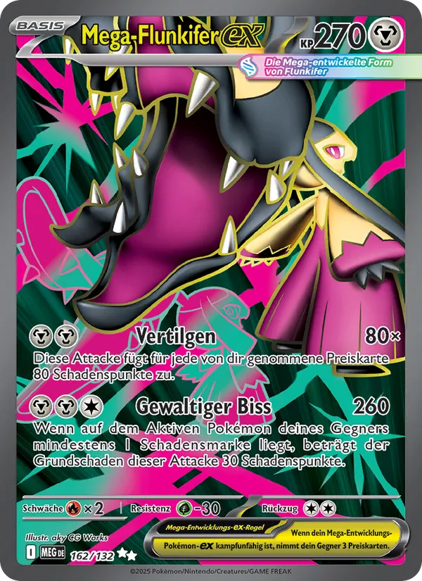 Mega-Flunkifer-ex (Mega Evolution #162/132)