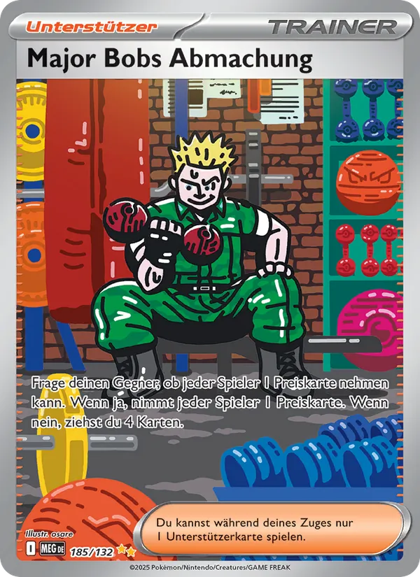 Major Bobs Abmachung (Mega-Entwicklung #185/132)