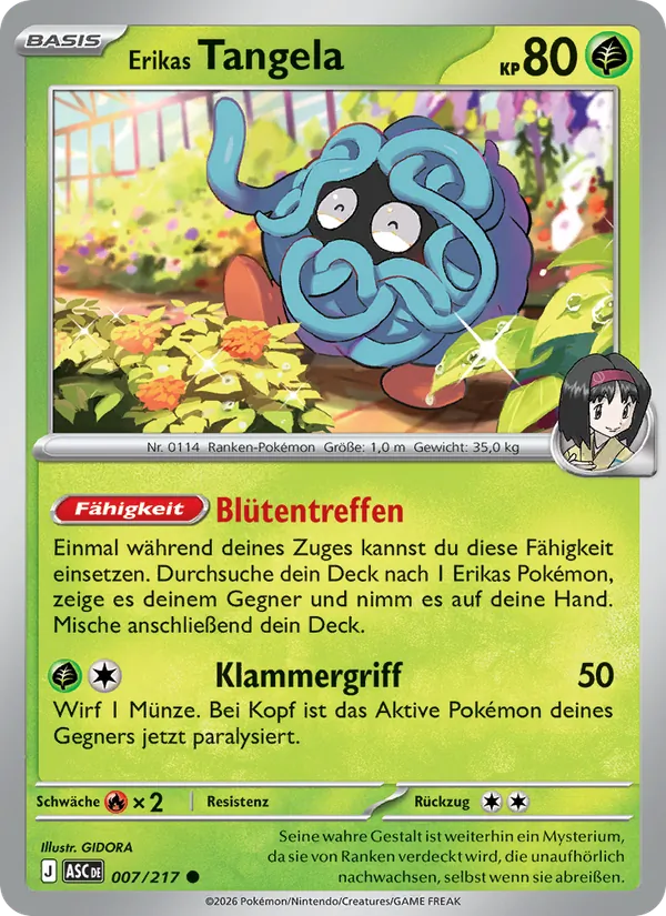 Erikas Tangela (Erhabene Helden #007/217)
