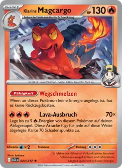 Klarins Magcargo (Erhabene Helden #024/217)