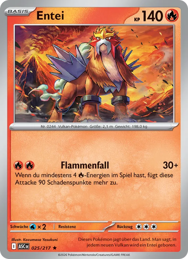 Entei (Erhabene Helden #025/217)