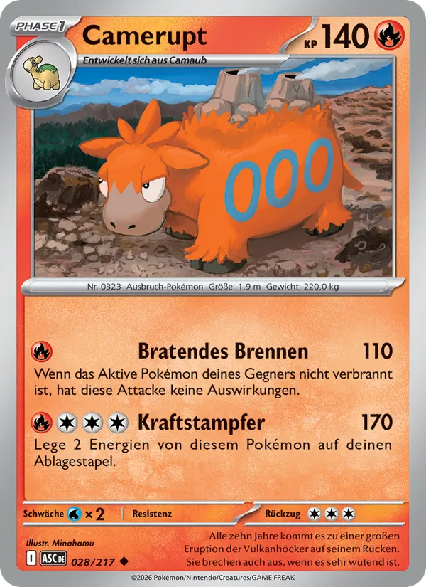 Camerupt (Erhabene Helden #028/217)