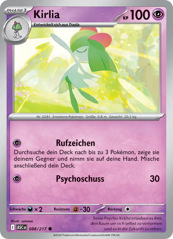 Kirlia (Erhabene Helden #088/217)