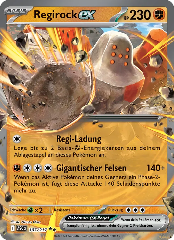 Regirock-ex (Ascended Heroes #107/217)