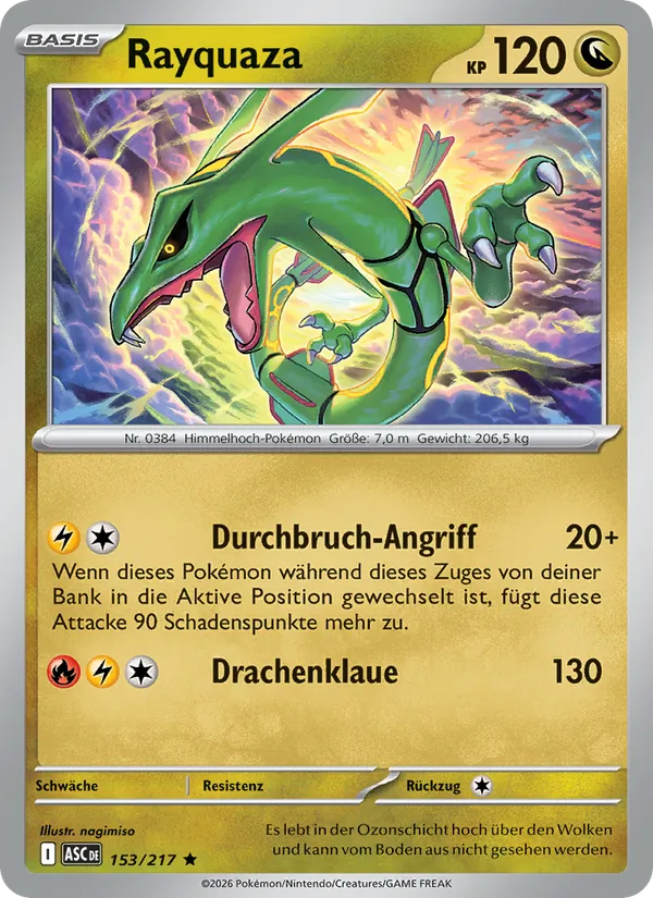 Rayquaza (Erhabene Helden #153/217)