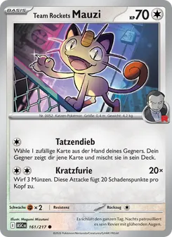 Team Rockets Mauzi (Erhabene Helden #161/217)