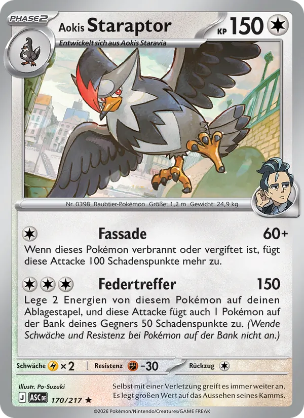 Aokis Staraptor (Ascended Heroes #170/217)