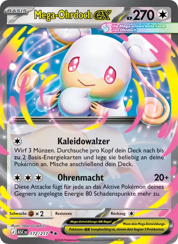 Mega-Ohrdoch-ex (Erhabene Helden #172/217)