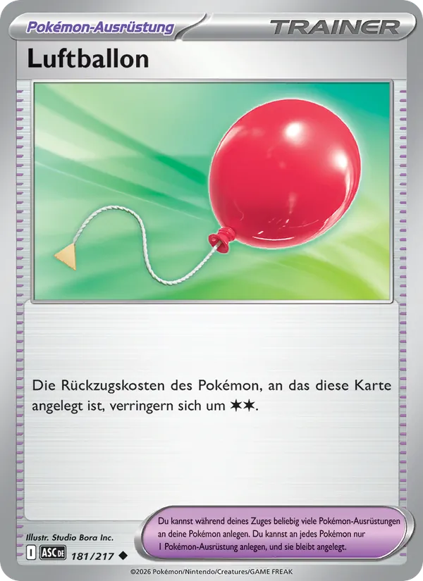 Luftballon (Erhabene Helden #181/217)