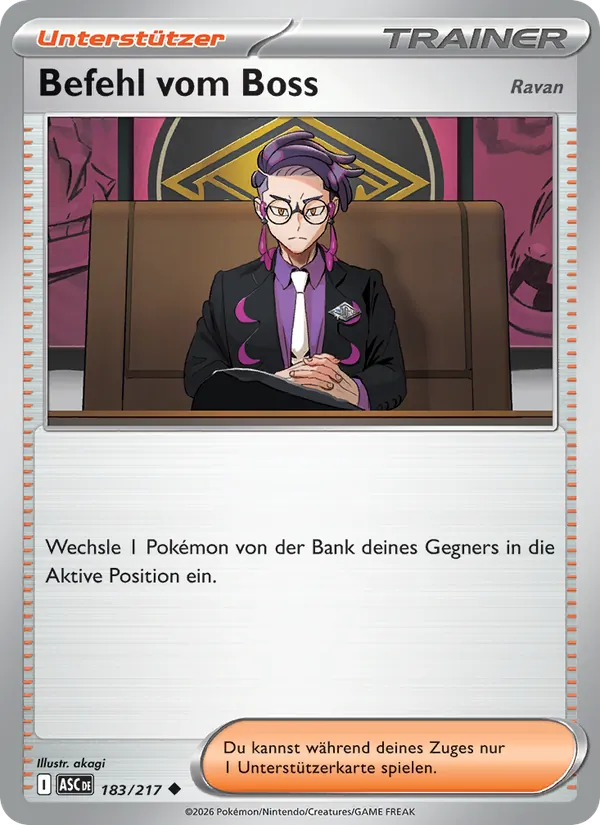 Befehl vom Boss (Erhabene Helden #183/217)