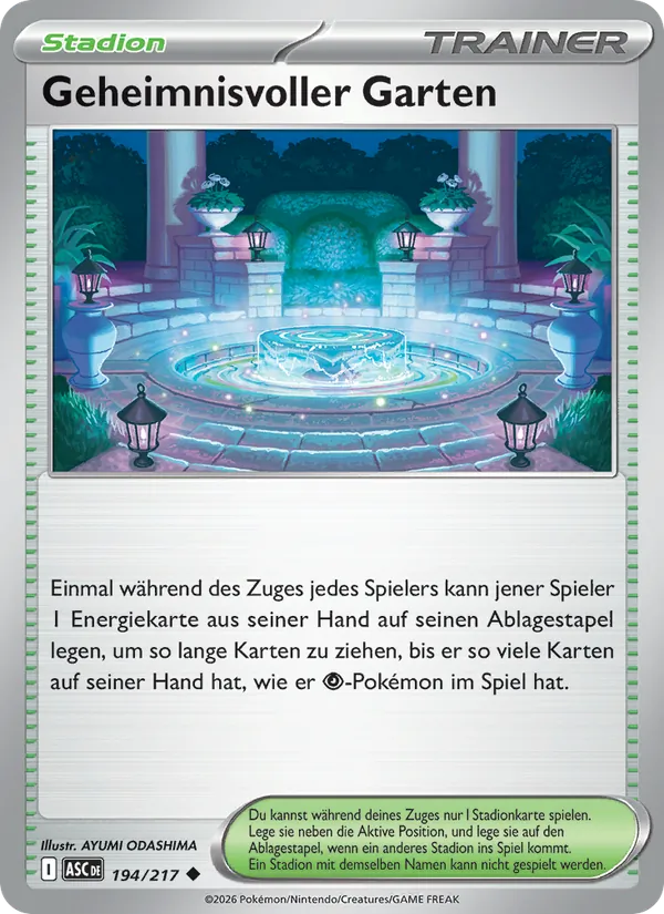 Geheimnisvoller Garten (Ascended Heroes #194/217)