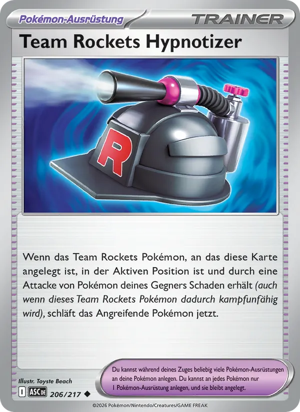 Team Rockets Hypnotizer (Erhabene Helden #206/217)