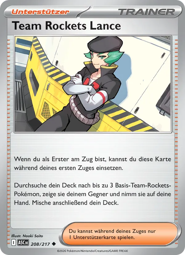 Team Rockets Lance (Erhabene Helden #208/217)