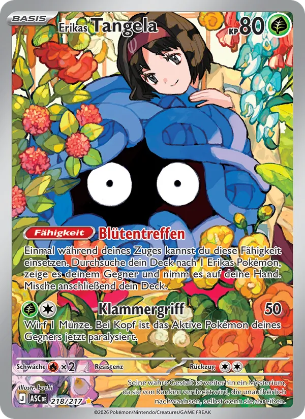 Erikas Tangela (Erhabene Helden #218/217)