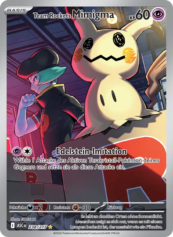 Team Rockets Mimigma (Erhabene Helden #238/217)