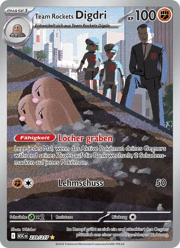 Team Rockets Digdri (Ascended Heroes #239/217)