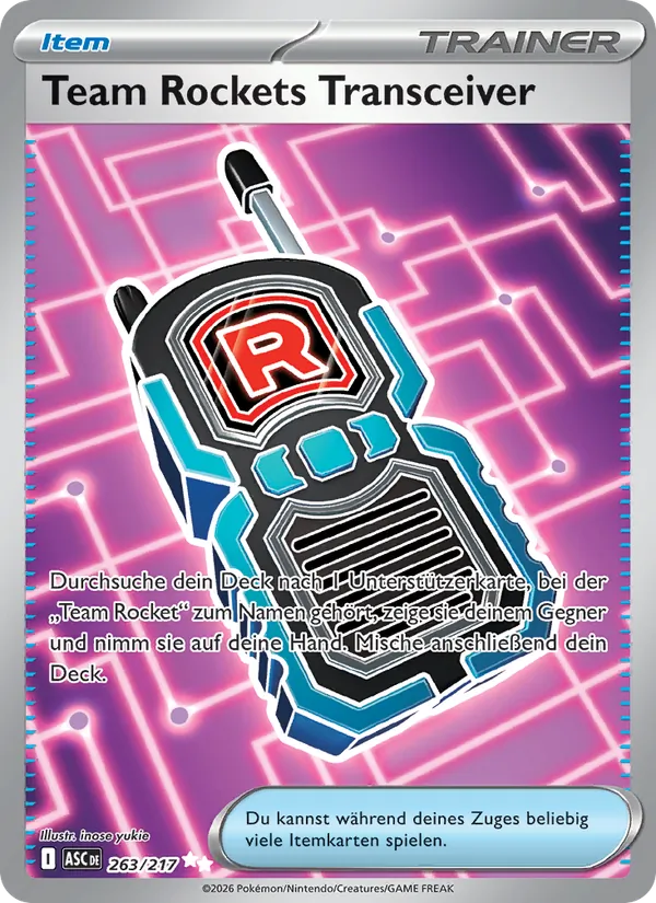 Team Rockets Transceiver (Erhabene Helden #263/217)