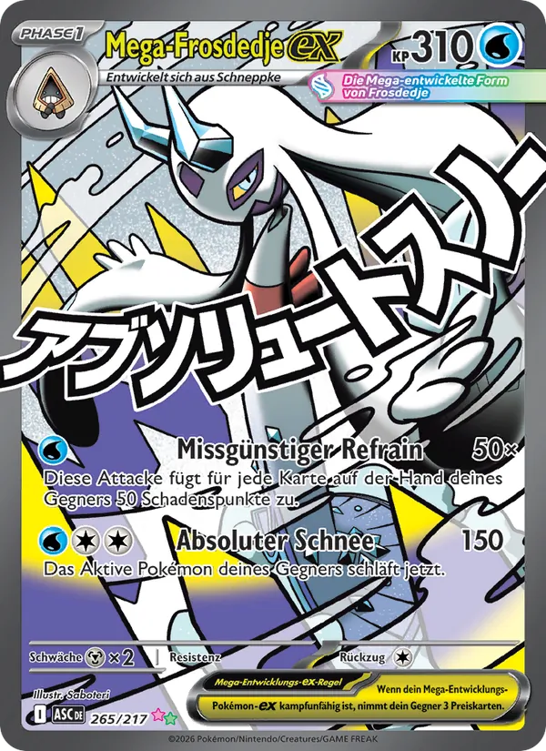 Mega-Frosdedje-ex (Ascended Heroes #265/217)