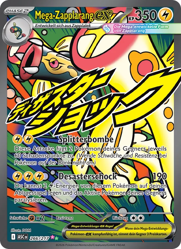Mega-Zapplarang-ex (Erhabene Helden #266/217)