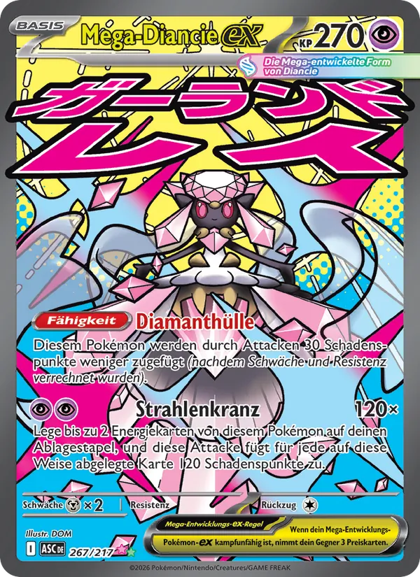 Mega-Diancie-ex (Erhabene Helden #267/217)