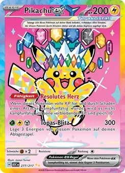 Pikachu-ex (Erhabene Helden #277/217)