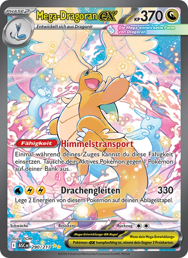 Mega-Dragoran-ex (Erhabene Helden #290/217)