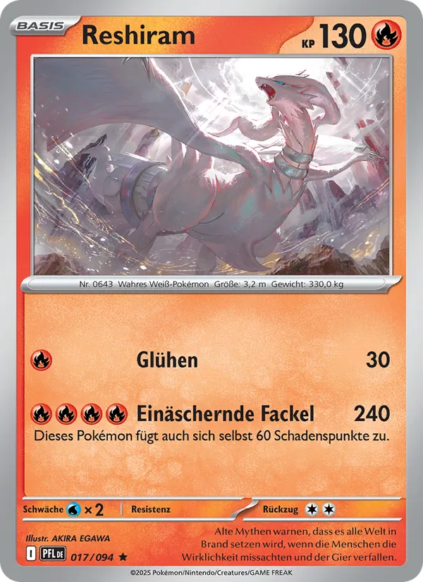 Reshiram (Fatale Flammen #017/94)