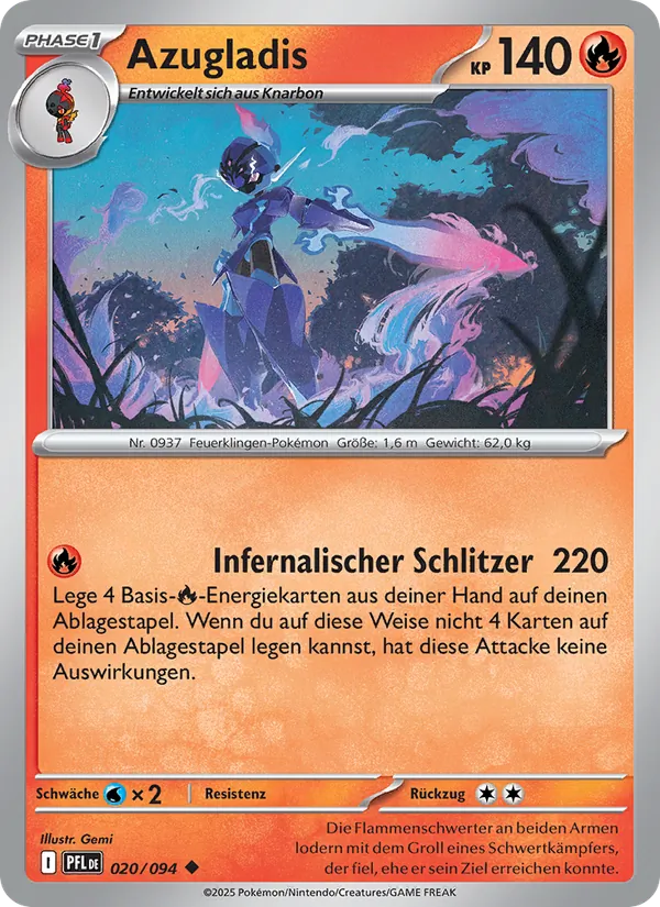 Azugladis (Fatale Flammen #020/94)