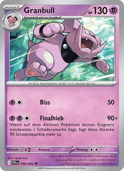 Granbull (Fatale Flammen #038/94)