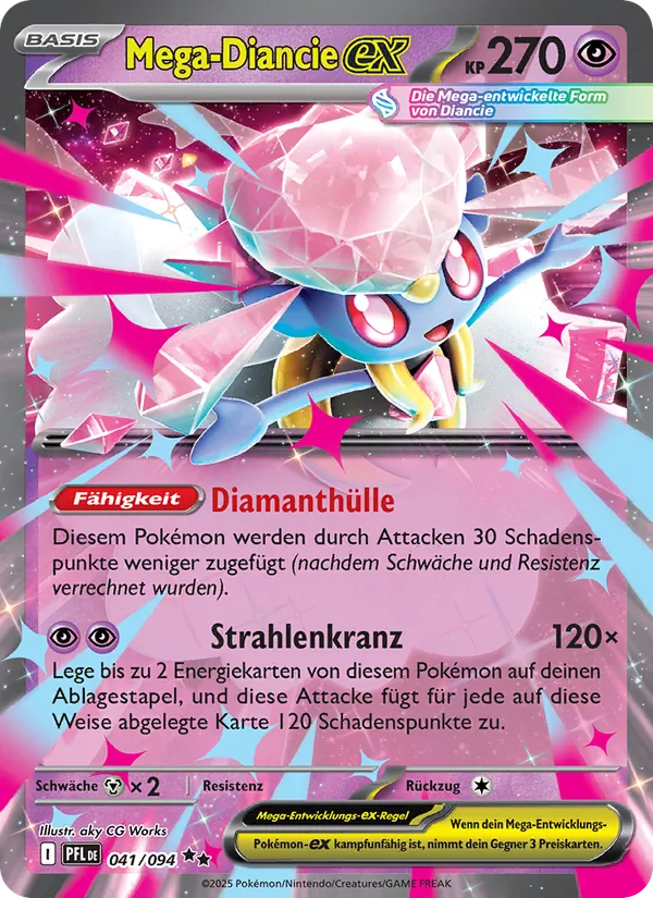 Mega-Diancie-ex (Phantasmal Flames #041/94)
