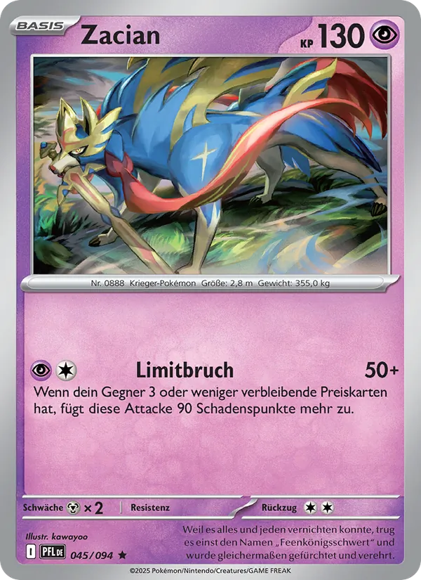 Zacian (Fatale Flammen #045/94)
