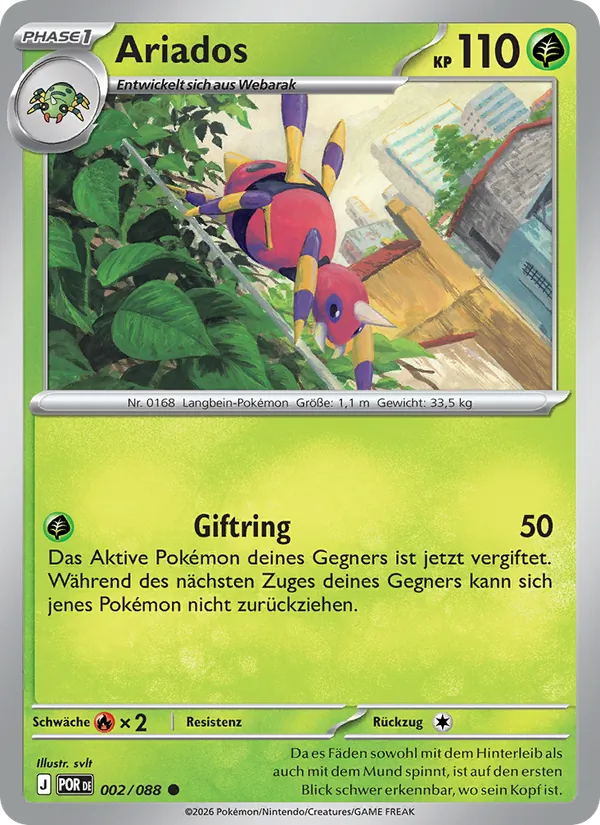 Ariados (Optimale Ordnung #002/88)