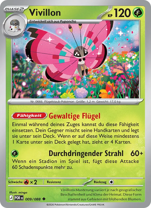 Vivillon (Optimale Ordnung #009/88)
