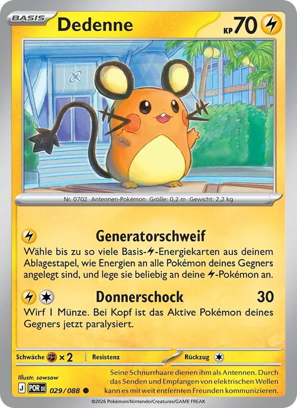 Dedenne (Optimale Ordnung #029/88)