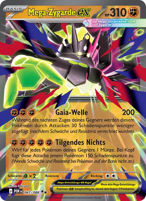 Mega-Zygarde-ex (Optimale Ordnung #047/88)