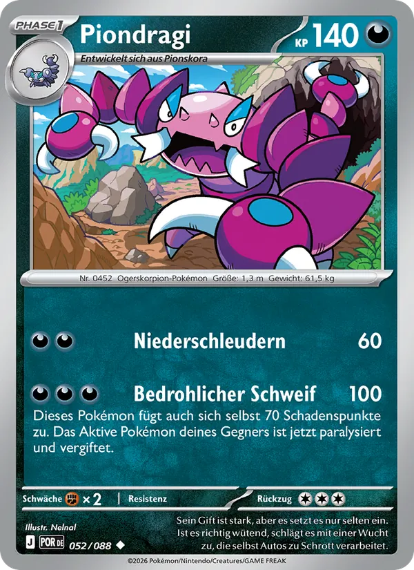 Piondragi (Optimale Ordnung #052/88)