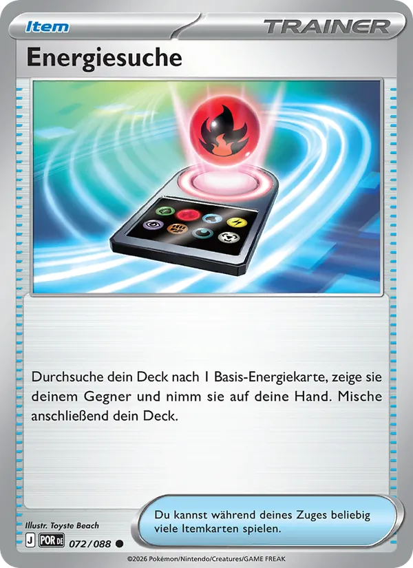 Energiesuche (Optimale Ordnung #072/88)