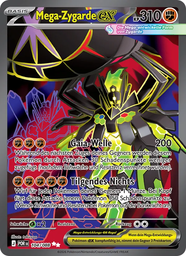 Mega-Zygarde-ex (Optimale Ordnung #104/88)