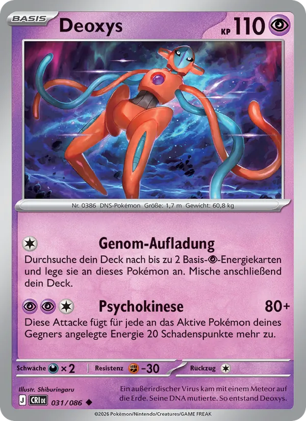 Deoxys (Chaos Rising #031/86)