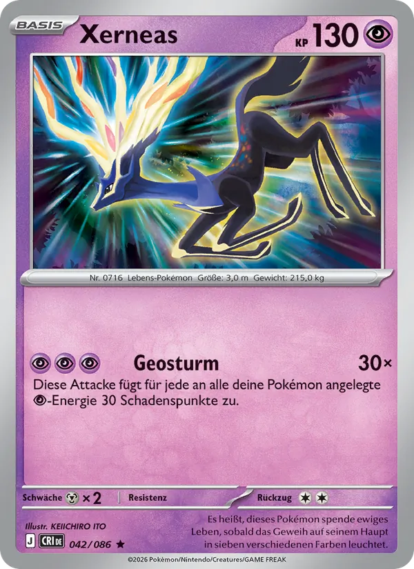Xerneas (Chaos Rising #042/86)