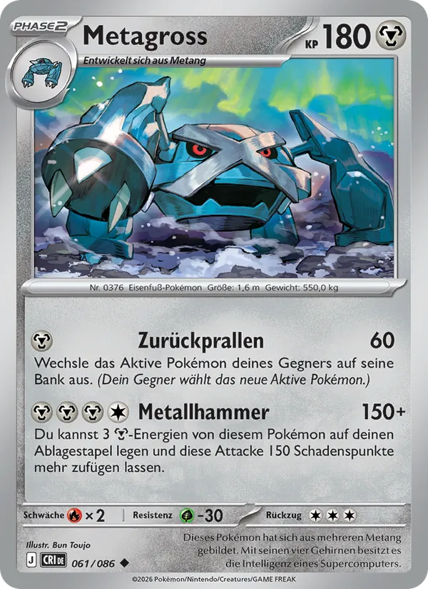 Metagross (Wachsendes Chaos #061/86)